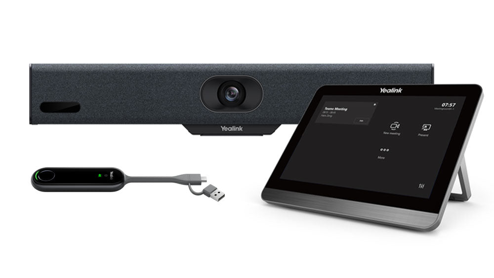 Yealink Meeting Bar A10 Microsoft Teams and Zoom Rooms on Android, Video Collaboration Bar, Small Rooms&Home Offices, for 1-5 people, Touch Panel Yealink Meeting Bar A10 Microsoft Teams and Zoom Rooms on Android, Video Collaboration Bar, Small Rooms&Home Offices, for 1-5 people, Touch Panel